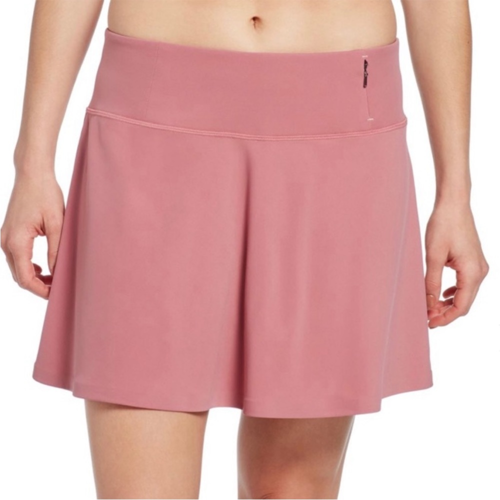 Calia by Carrie Underwood move skort skirt rose pink antique pink zipper pocket